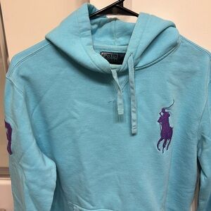 Polo Ralph Lauren Blue Hoodie for Men in Size M